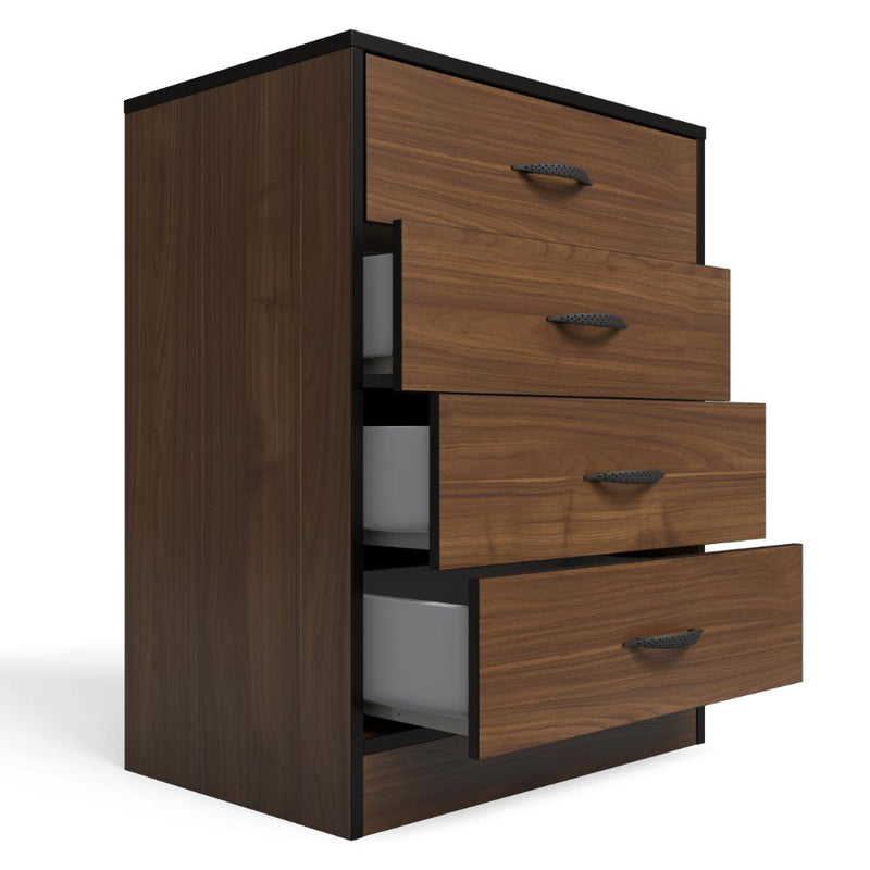 Foundation Chest of Drawers Brown Walnut-zoom-