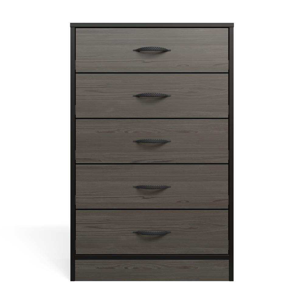 Foundation Tall Boy Chest of Drawers Smoked Cedar-1