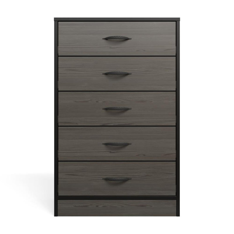 Foundation Tall Boy Chest of Drawers Smoked Cedar-zoom-