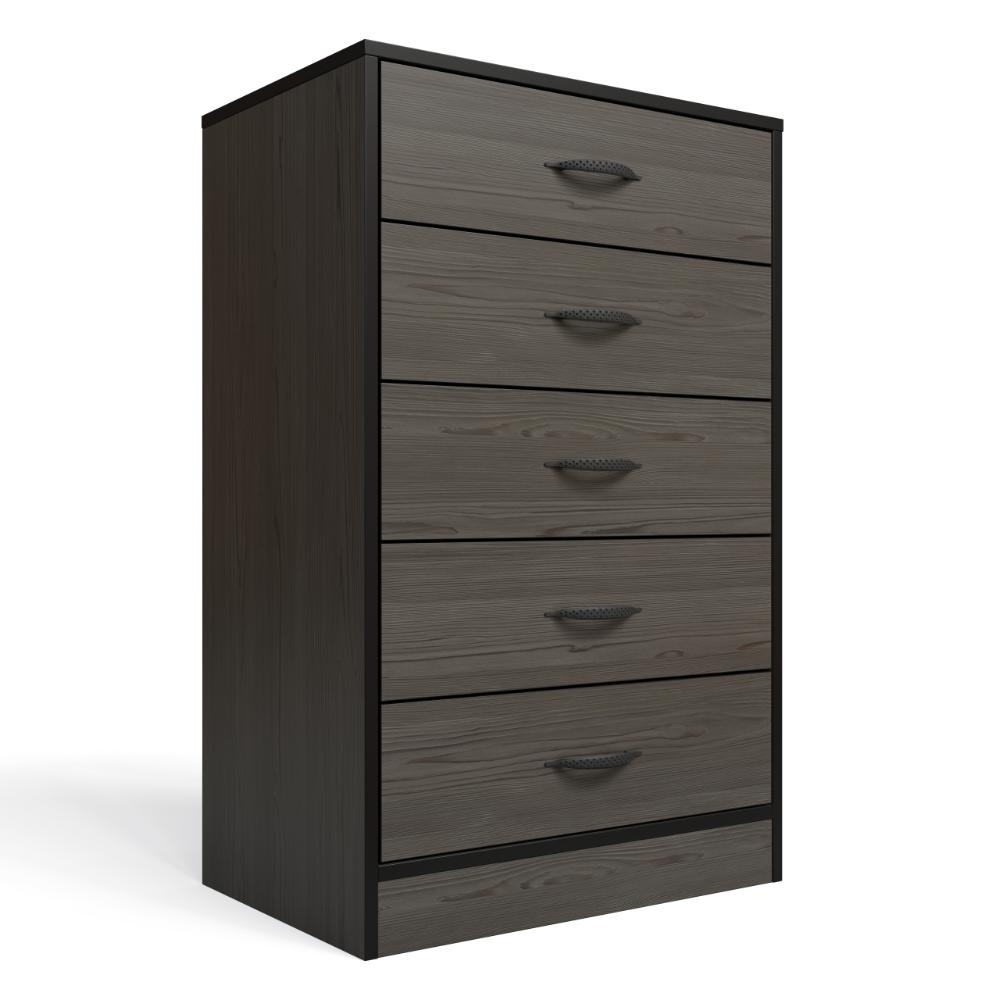 Foundation Tall Boy Chest of Drawers Smoked Cedar-2