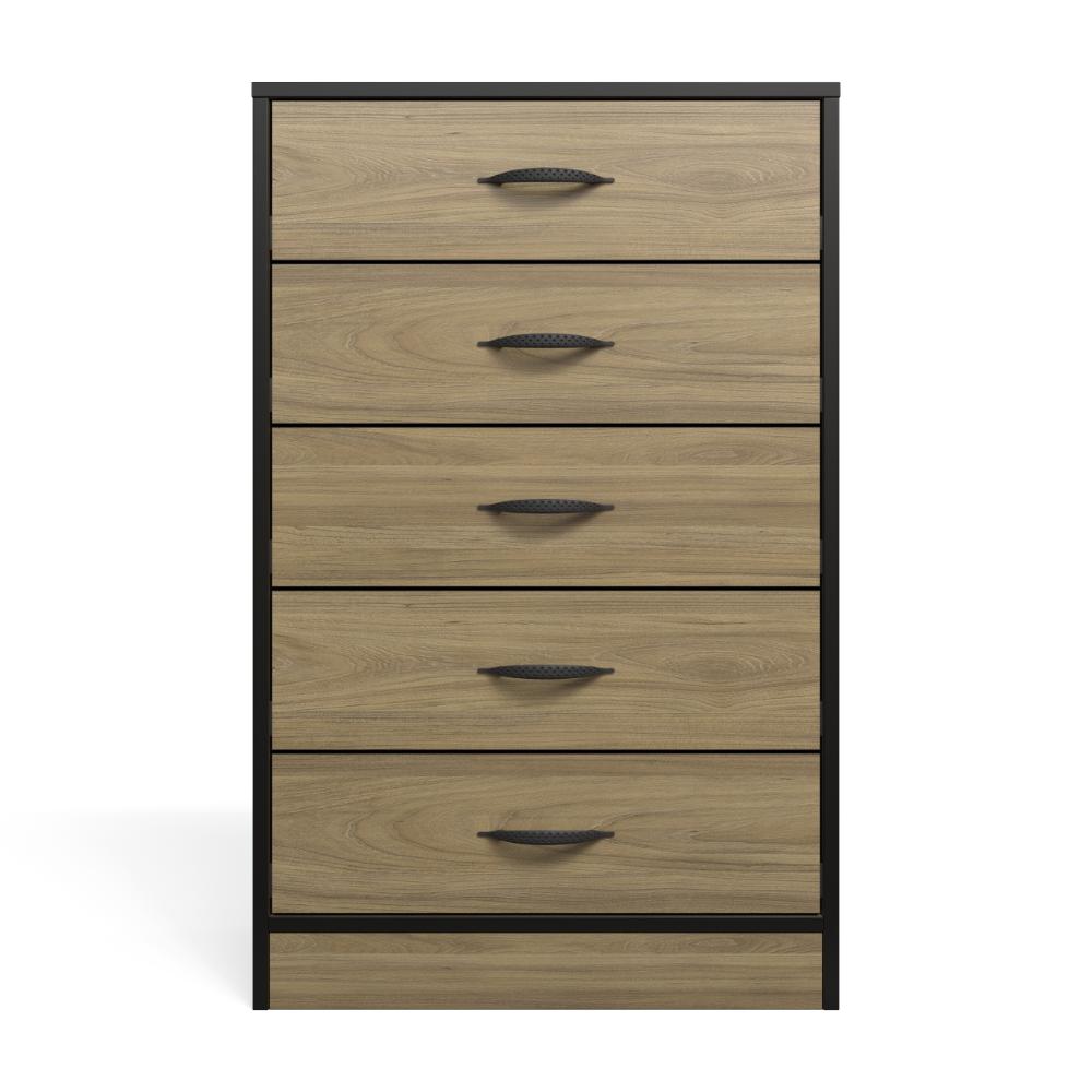 Foundation Tall Boy Chest of Drawers Swiss Elm