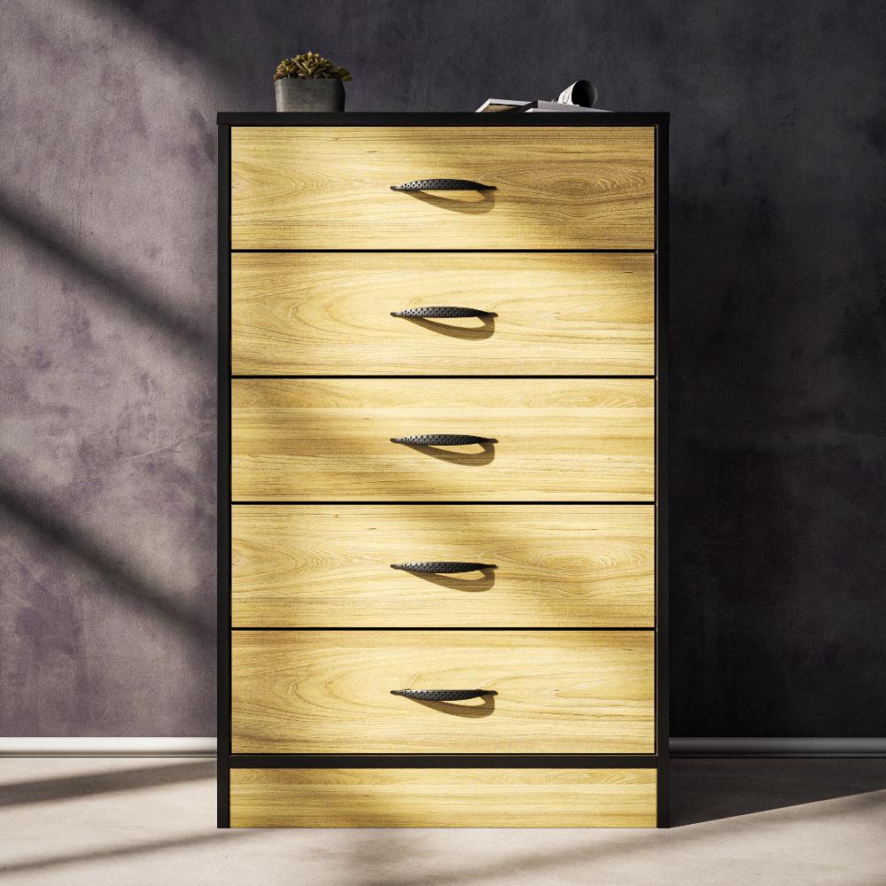 Foundation Tall Boy Chest of Drawers Swiss Elm-zoom-3