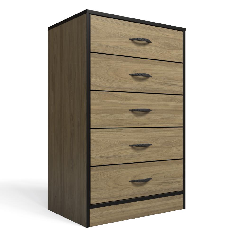 Foundation Tall Boy Chest of Drawers Swiss Elm-zoom-2