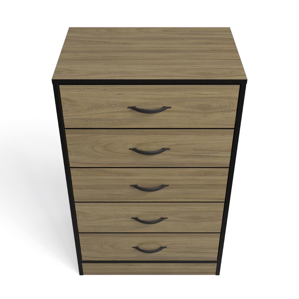 Foundation Tall Boy Chest of Drawers Swiss Elm-6