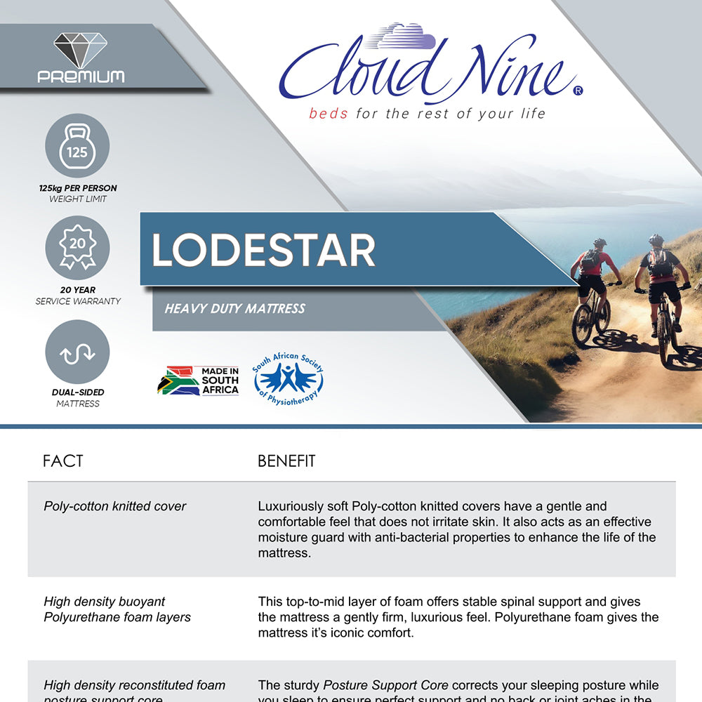 Cloudnine Lodestar King Bed Set Standard Length-zoom-4