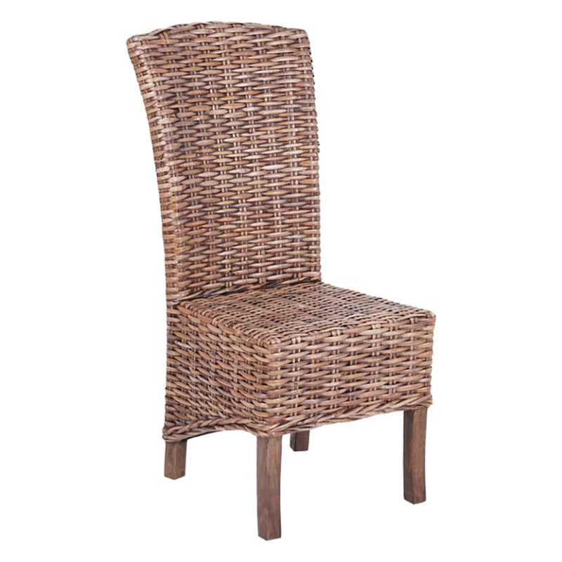 Cuba Dining Chair Rattan Brown-zoom-