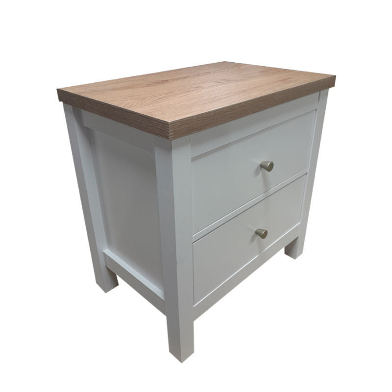 Derby 2 Draw Pedestal White Oak-zoom-