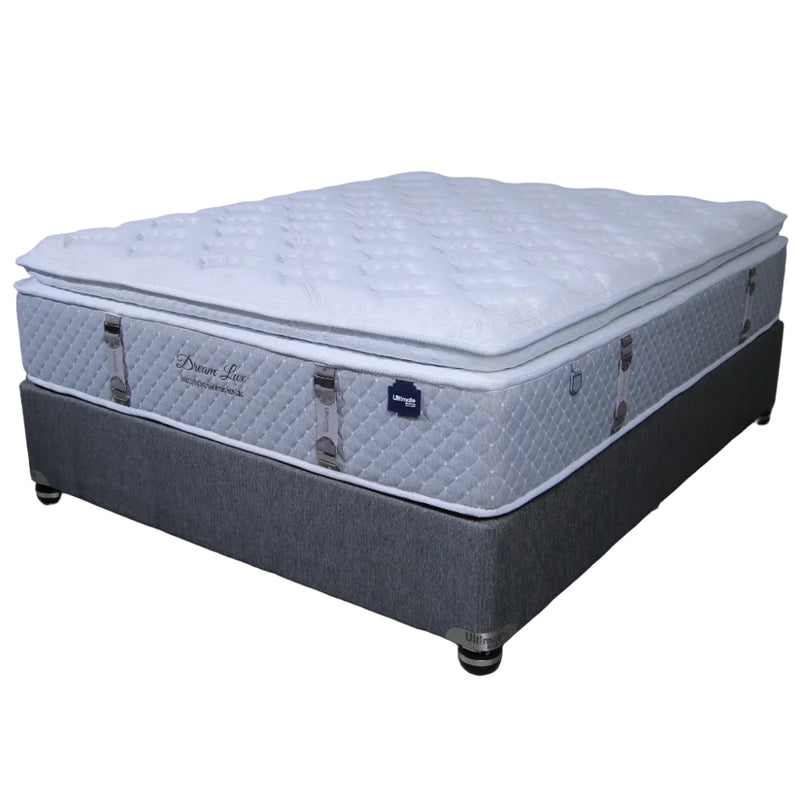 Dream Lux Pillow Top Double Bed Set Standard Length-zoom-