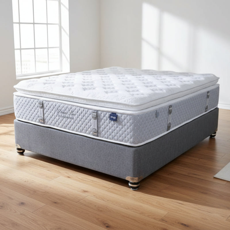 Dream Lux Pillow Top Double Bed Set Standard Length-zoom-