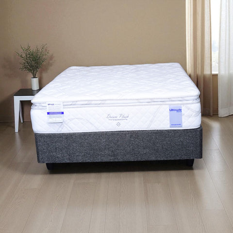 Dream Plush Pillow Top Queen Bed Set Standard Length