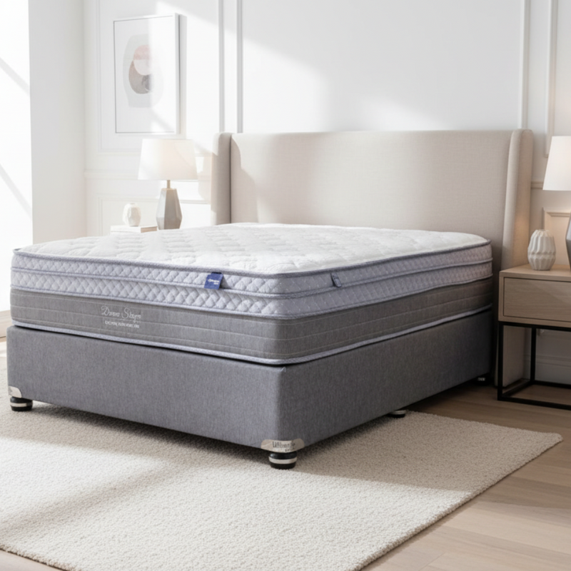 Dream Sleeper Memory Foam Queen Mattress Standard Length-zoom-