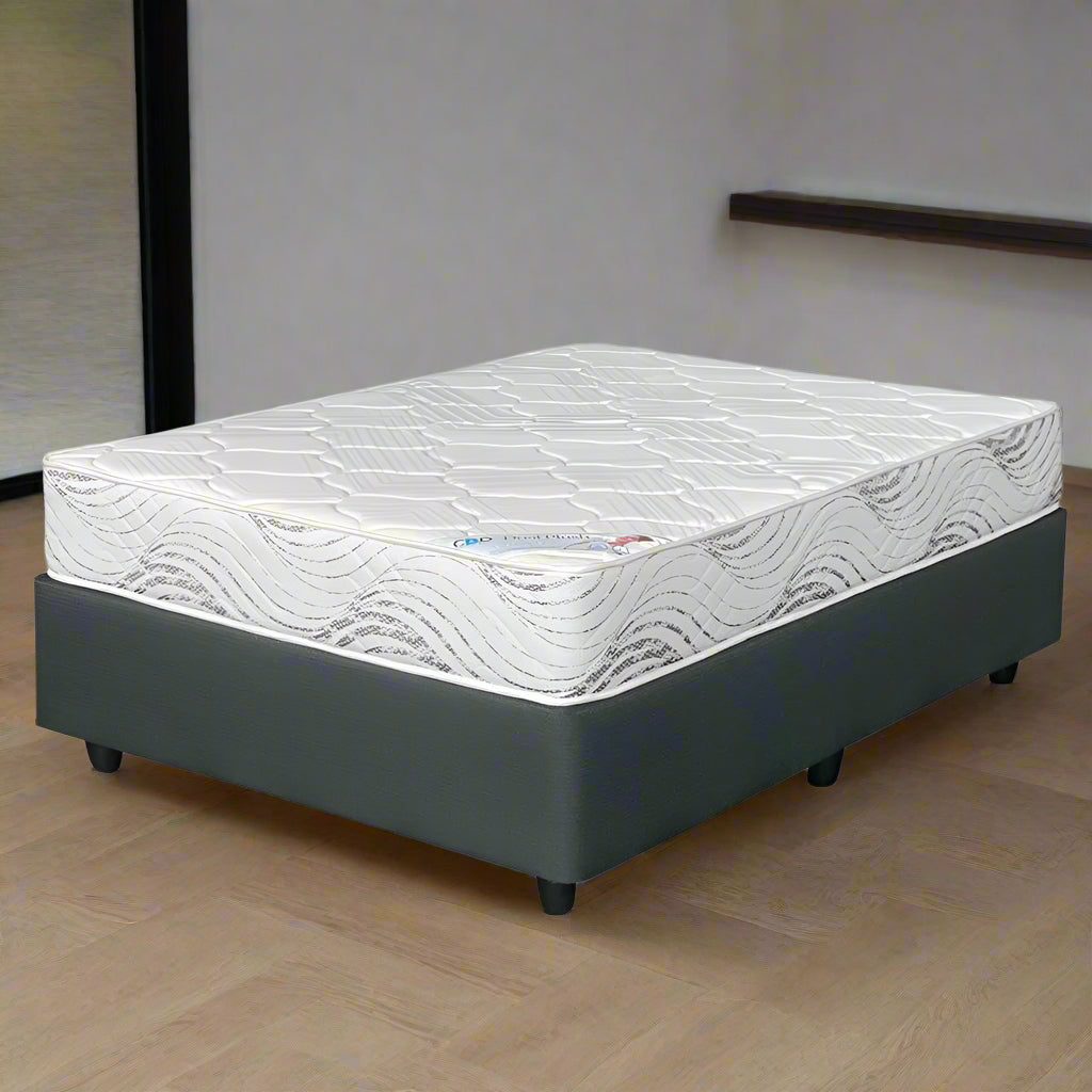 Dual Plush Foam Double Bed Set Standard Length-zoom-1