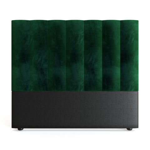 Prestige Emerald Green Velvet Three Quarter Bed Headboard