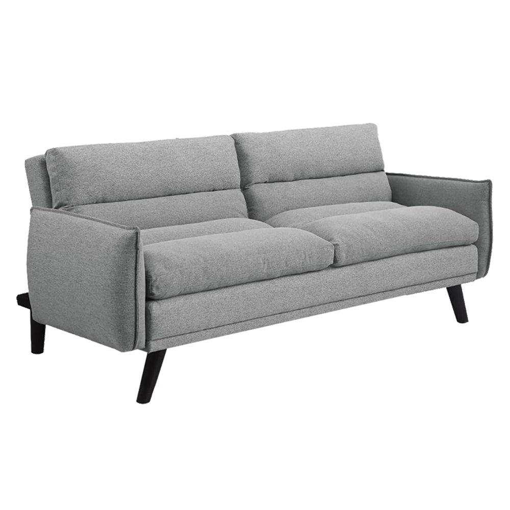 Gray sofa on a white background