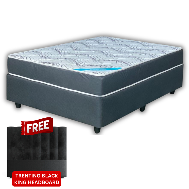 Firm Rest Foam King Bed Set Standard Length-zoom-