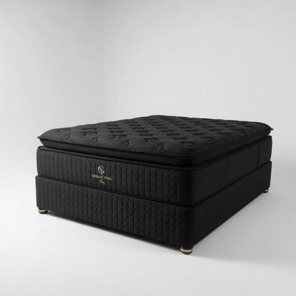 One Latex and Gel Memory Double Bed Set Extra Length-zoom-1