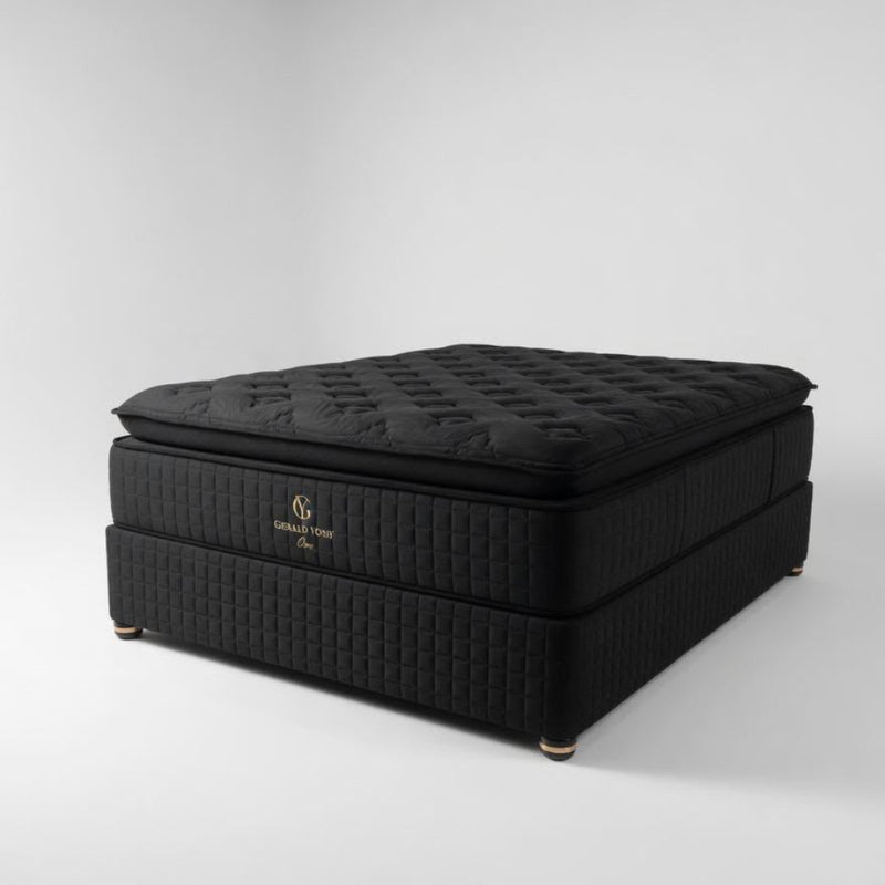 One Latex and Gel Memory Double Bed Set Extra Length-zoom-