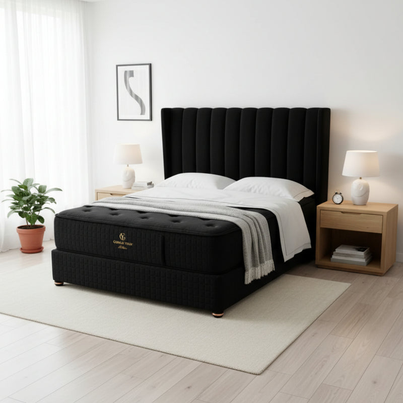 Hilton Gel Memory Queen Mattress Extra Length-zoom-