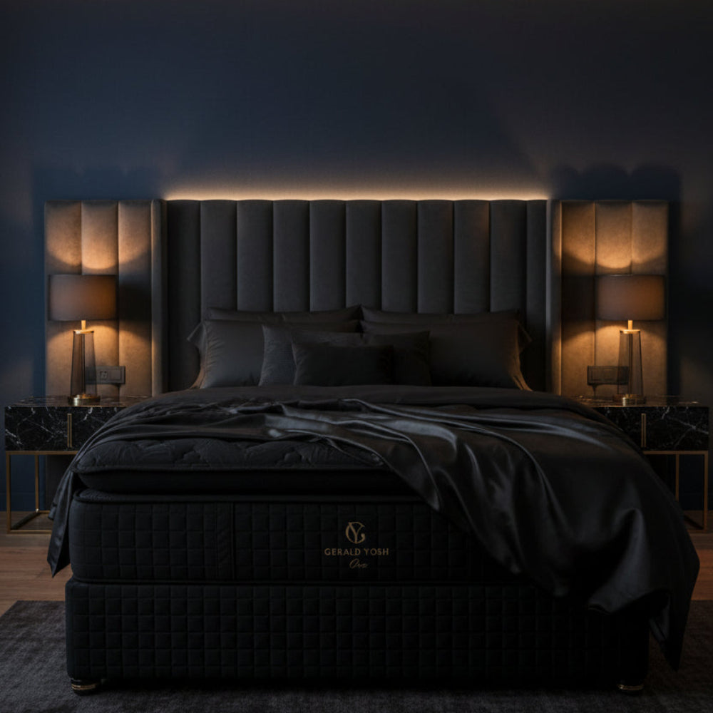One Latex and Gel Memory Double Bed Set Extra Length-3
