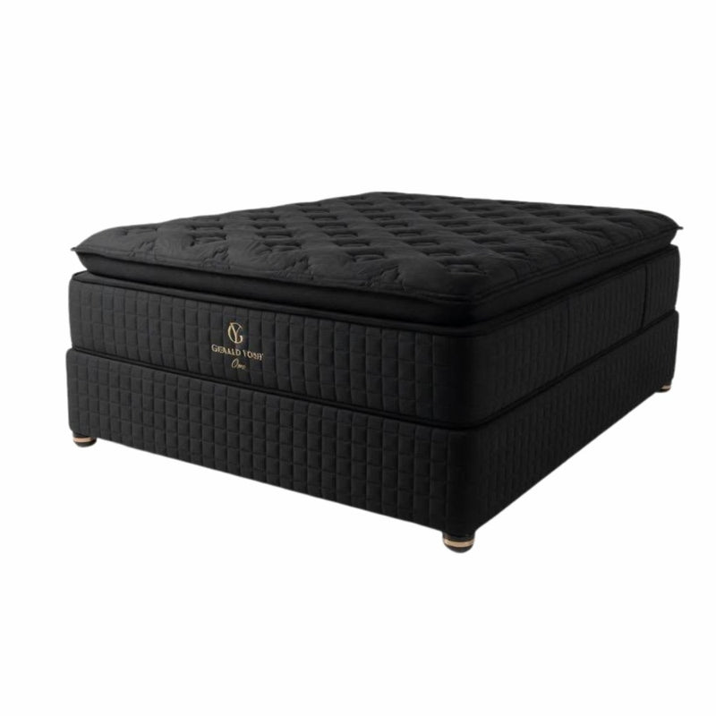 One Latex and Gel Memory King Bed Set Extra Length-zoom-