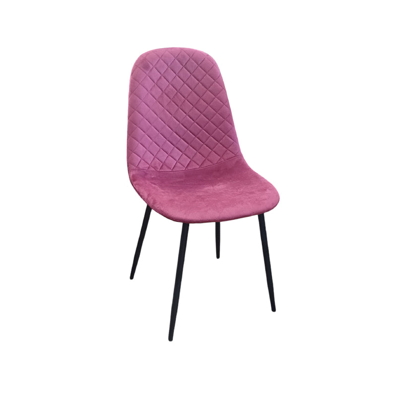 Hadley Dining Chair RED Velvet Fabric-zoom-1