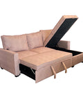 Hannah Sleeper Couch Pull Out Storage Interchangeable Oyster Colour Seat