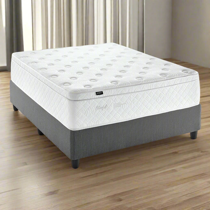 Henwood Blissfull Memory Plush Single Bed Set Extra Length-zoom-