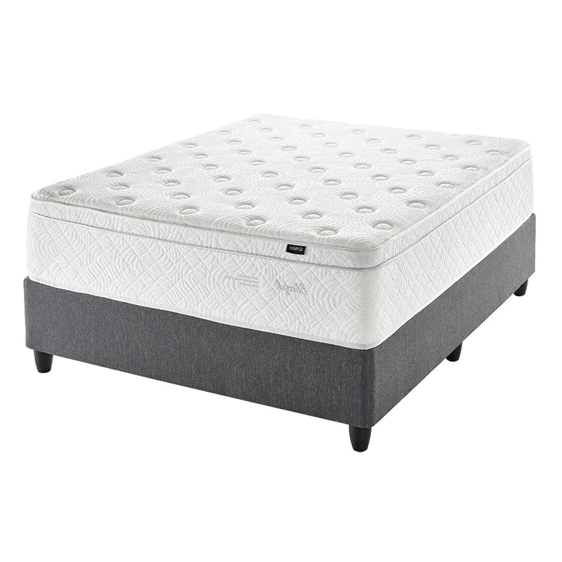 Henwood Blissfull Memory Plush Double Bed Set Standard Length-zoom-