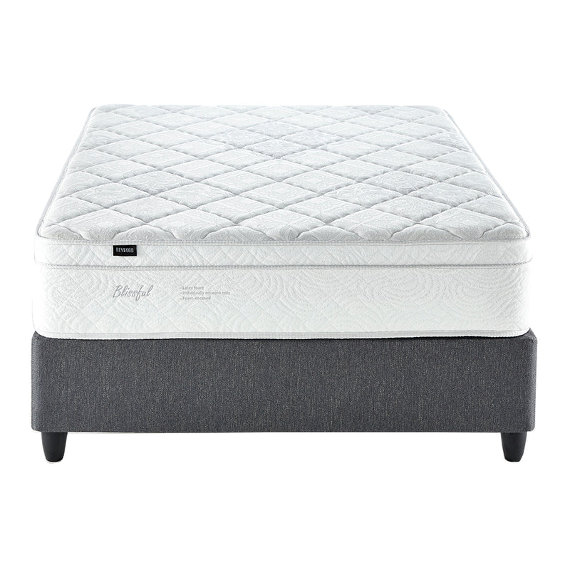 Henwood Blissfull Latex Plush King Bed Set Standard Length-zoom-