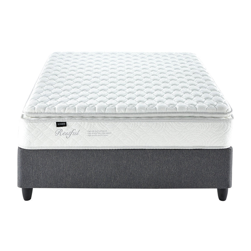 Henwood Restful Medium Double Bed Set Standard Length-zoom-