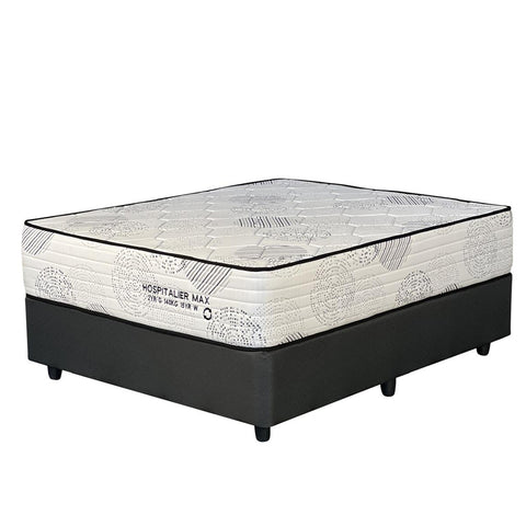 Hospitalier Max Bonnell Spring Queen Bed Set Standard Length + FREE Mattress Protector & FREE Delivery