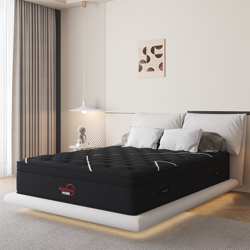 Hudson Pocket Spring Plush Queen Mattress Extra Length-zoom-