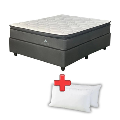 Wellness Coil Medium Double Bed Set Standard Length