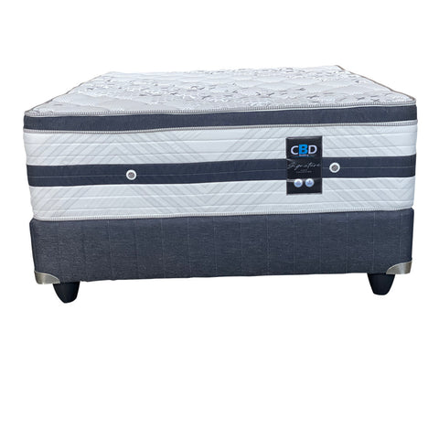 Striker Medium Feel Double Bed Set Extra Length