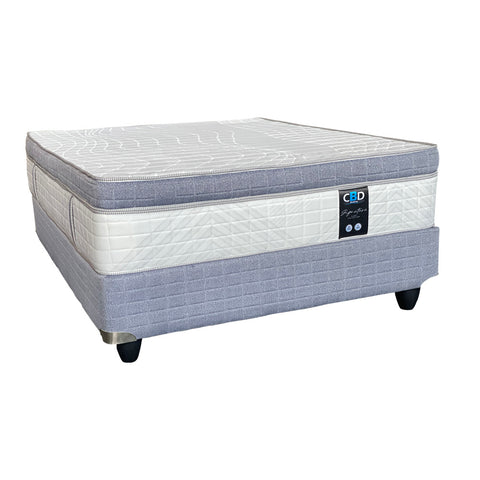 Mooonshine Box Top Medium Double Bed Set Extra Length