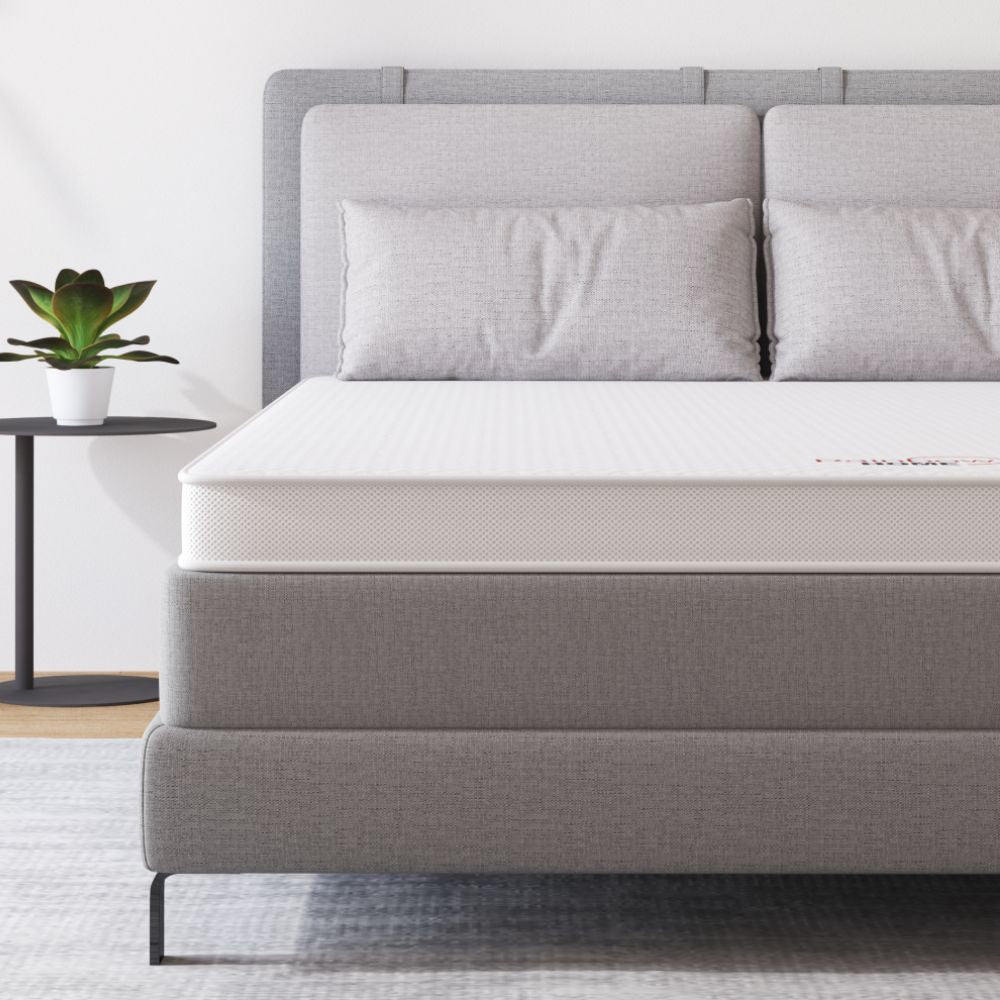 Ice Cool Blue Gel Memory Foam Plush King Mattress Topper Extra Length-zoom-1