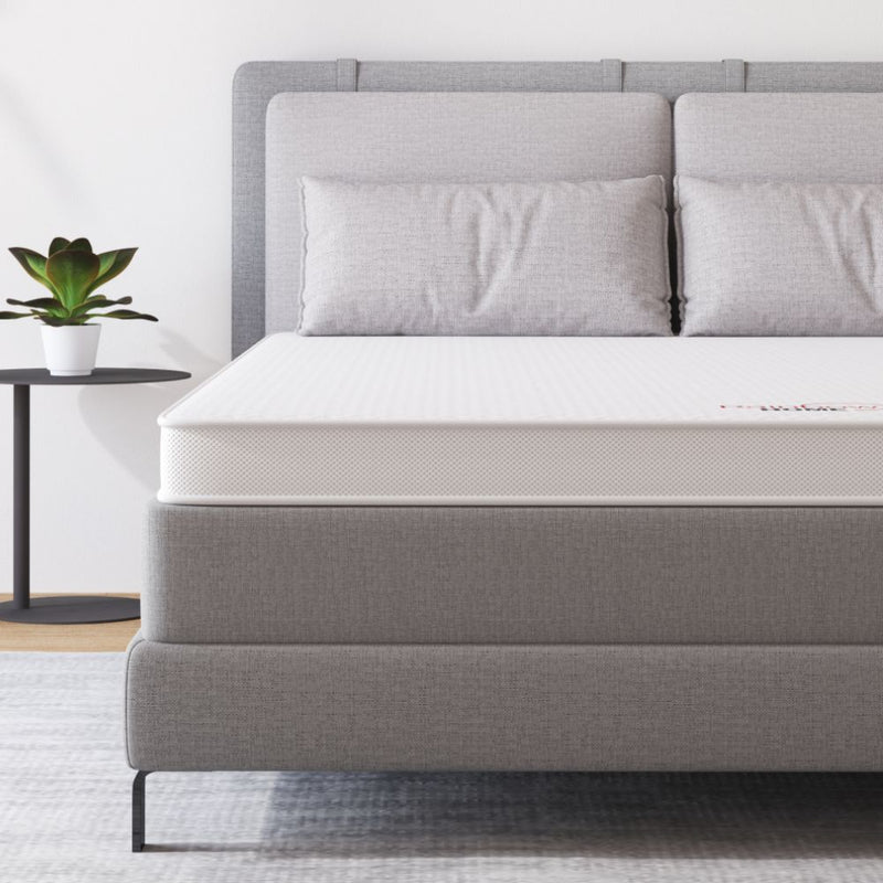 Ice Cool Blue Gel Memory Foam Plush Single Mattress Topper Standard Length-zoom-