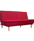 Isabella Sleeper Couch Red FabricCouch