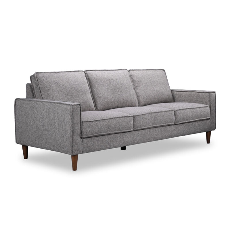 Juliet 3 Seater Khaki Fabric