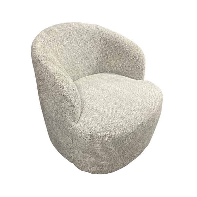 Kenzo Swivel Tub chair Fabric 2 Tone Anthracite