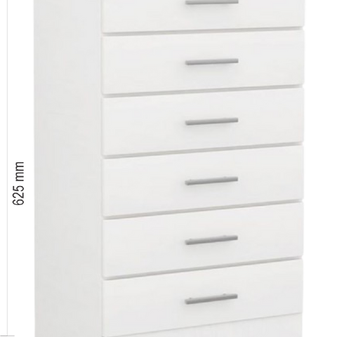 Lagos White Chest Drawer