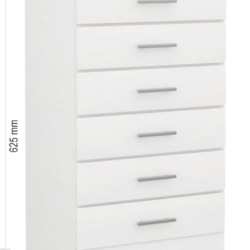 Lagos White Chest Drawer-zoom-