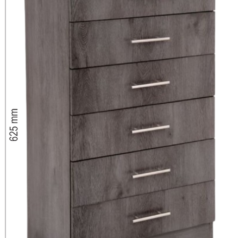 Lagos Charcoal Chest Drawers