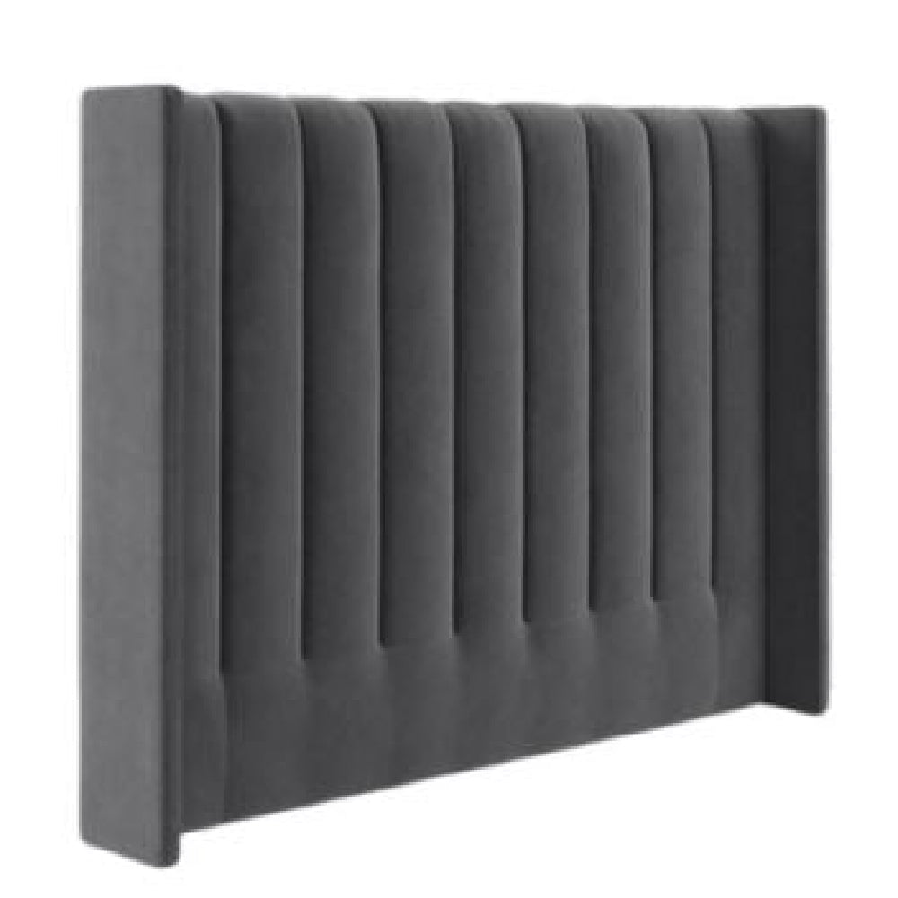 Marlowe Charcoal Grey King Headboard-1
