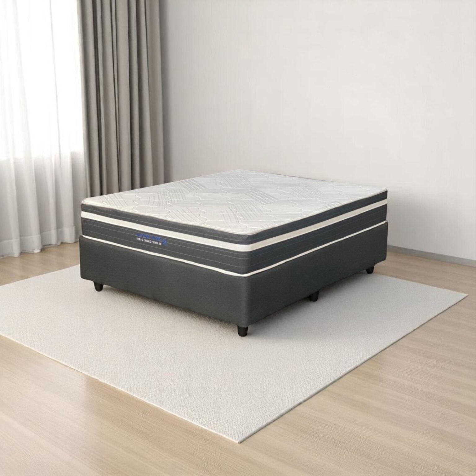 Master Sleep Medium Double Bed Set Standard Length