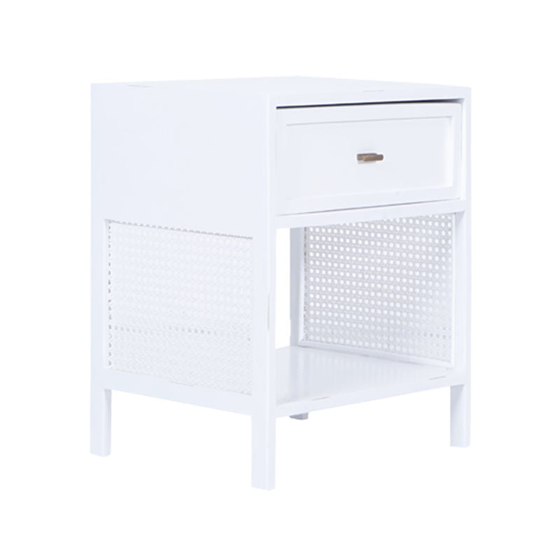 Maya One Draw Pedestal Birdeye White
