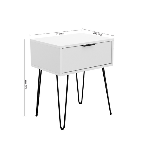 Milan White Pedestal