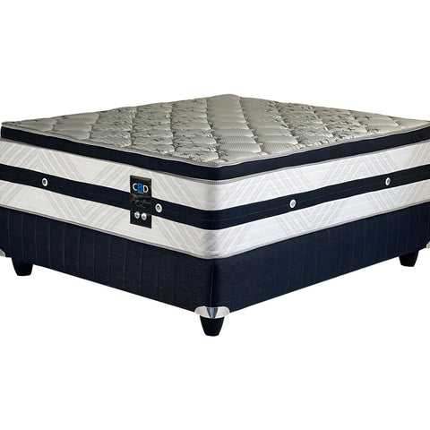 Striker Medium Feel Double Bed Set Extra Length