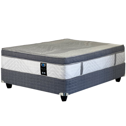 Mooonshine Box Top Medium Double Bed Set Extra Length