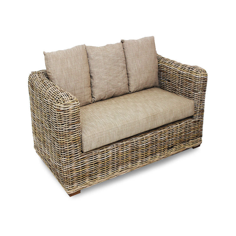 Montana 2 Seater - Rattan Natural